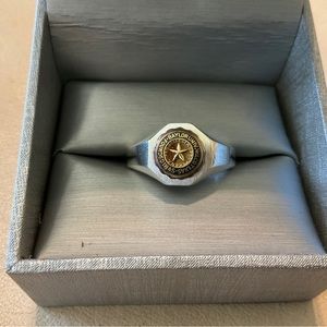 14K Gold Plated Sterling Silver BAYLOR UNIVERSITY Ring